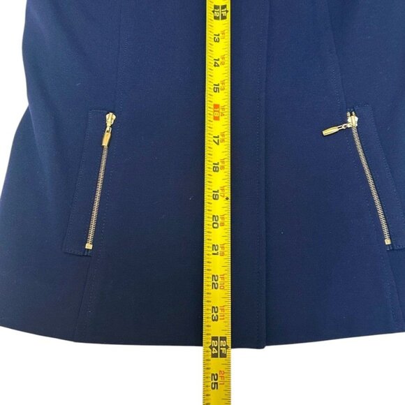 St John Navy Blue Double-Breasted Blazer Santiago Knit Size 2 NWT MSRP $1200 - Picture 12 of 12